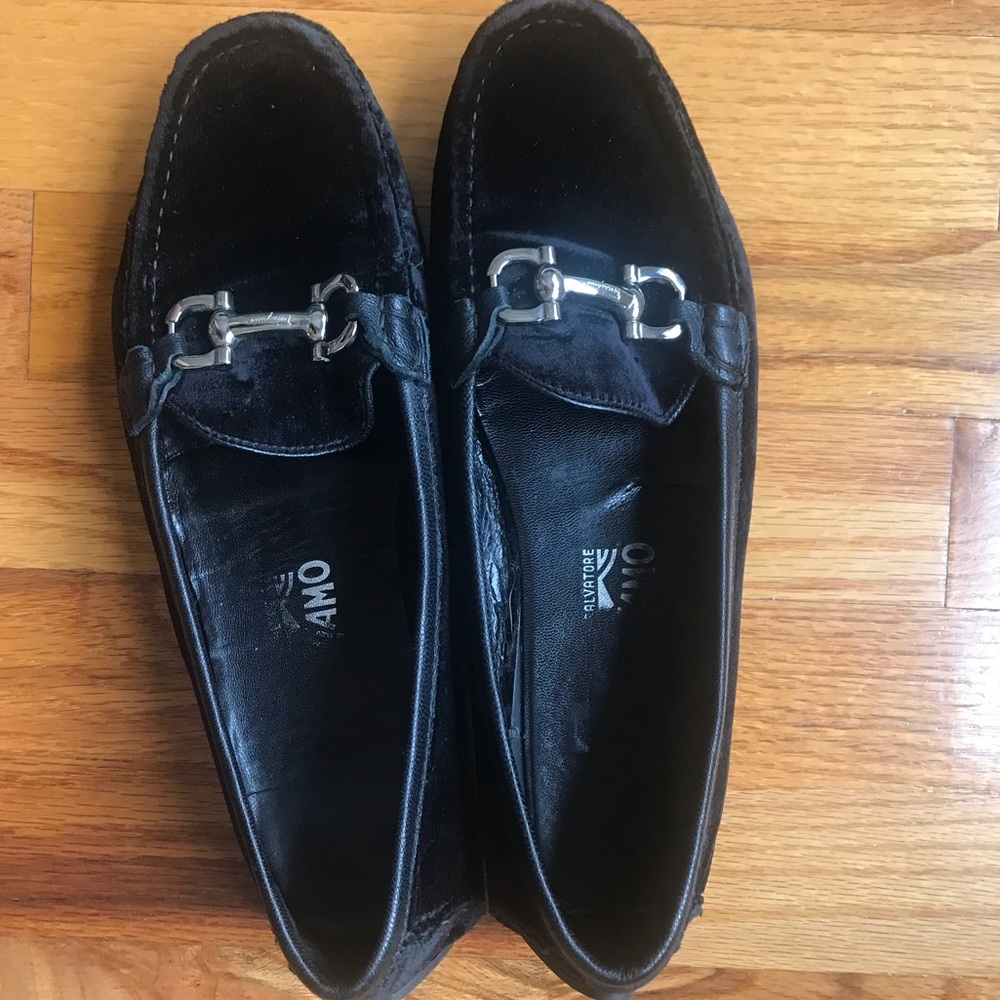 Authentic Ferragamo Swede Loafers - Picture 11 of 16